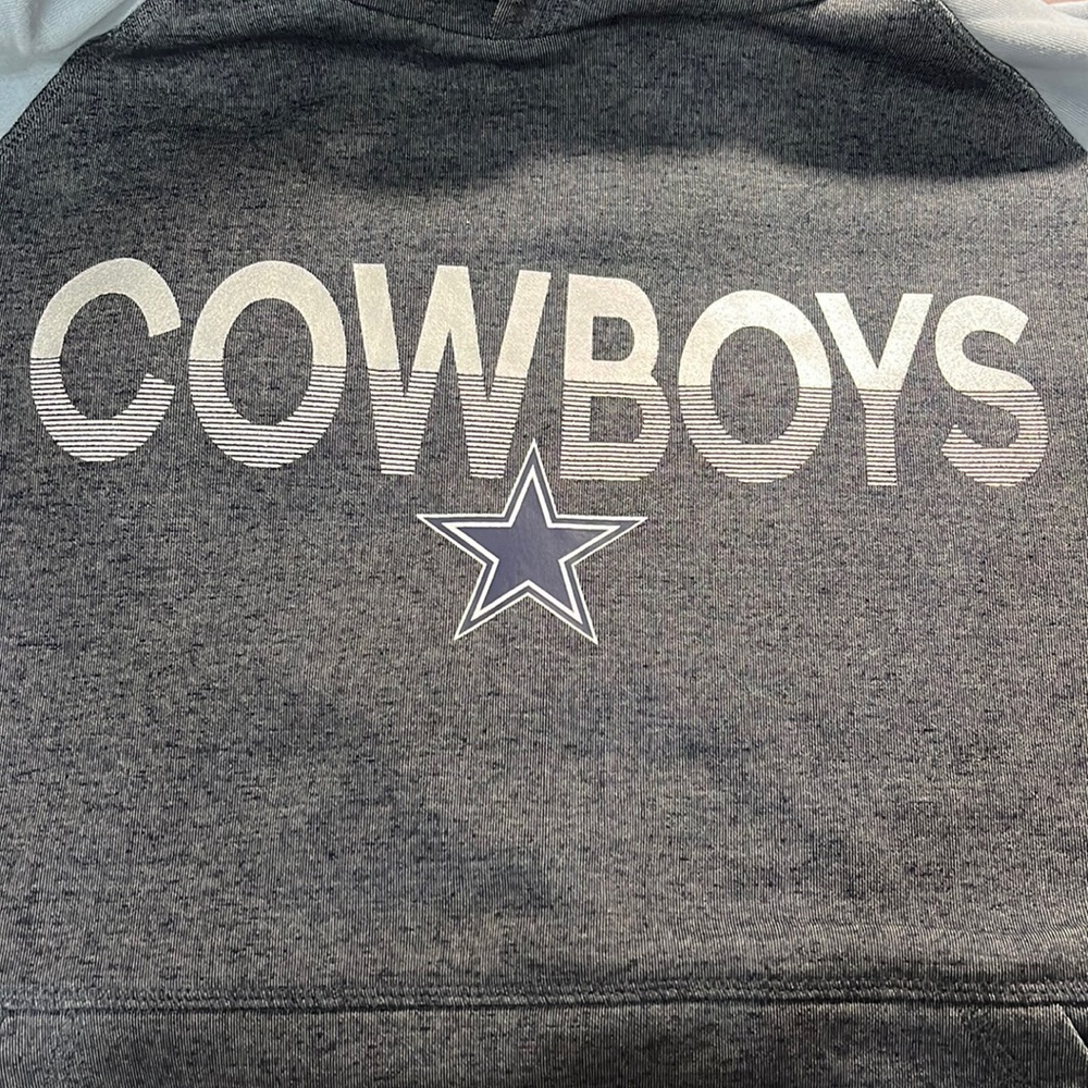 DALLAS COWBOYS Mens Sweatshirt Hoodie - size L - Picture 5 of 12